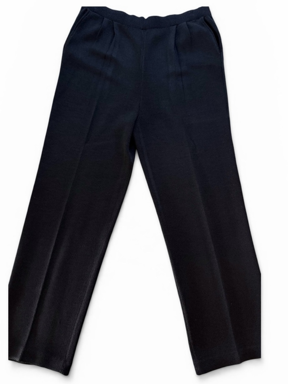 Vintage St John - Black Knit Pants - Sz 10